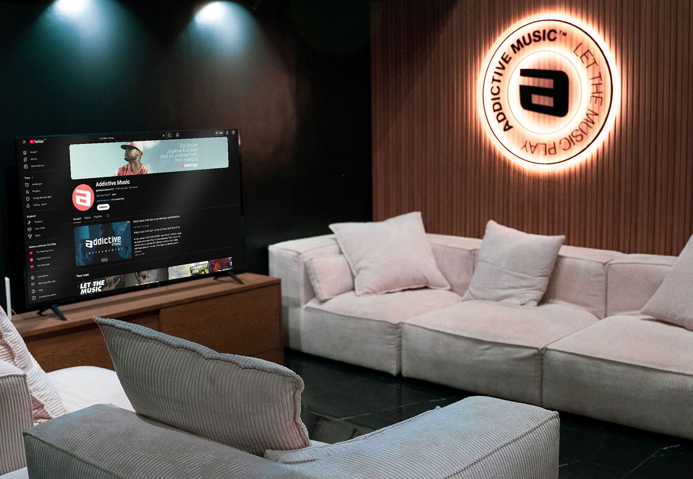 studio d’enregistrement à Casablanca - Chaîne TV digitale musicale